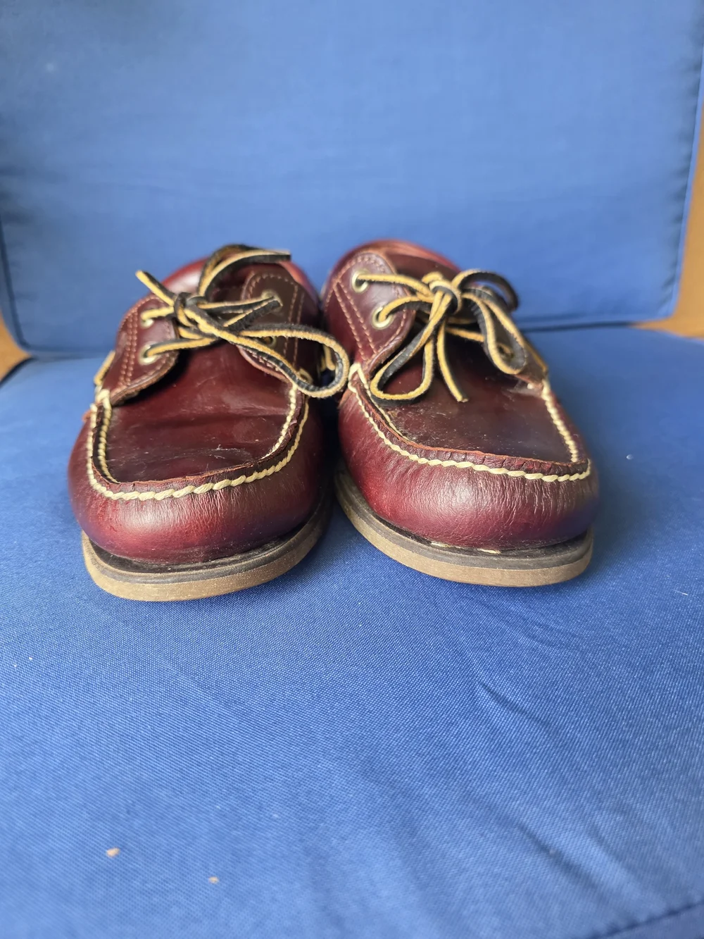 Timberland Men’s Y2K Classic Leather Boat Shoes Brown 8.5M